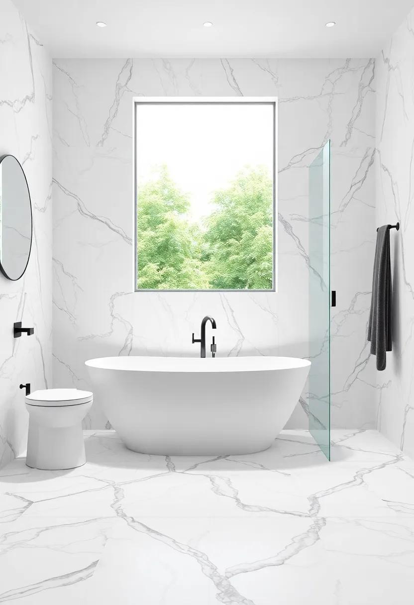 Showcase Sophistication With Marble Effect‍ Tiles That Exude ⁣Luxury on a Budget