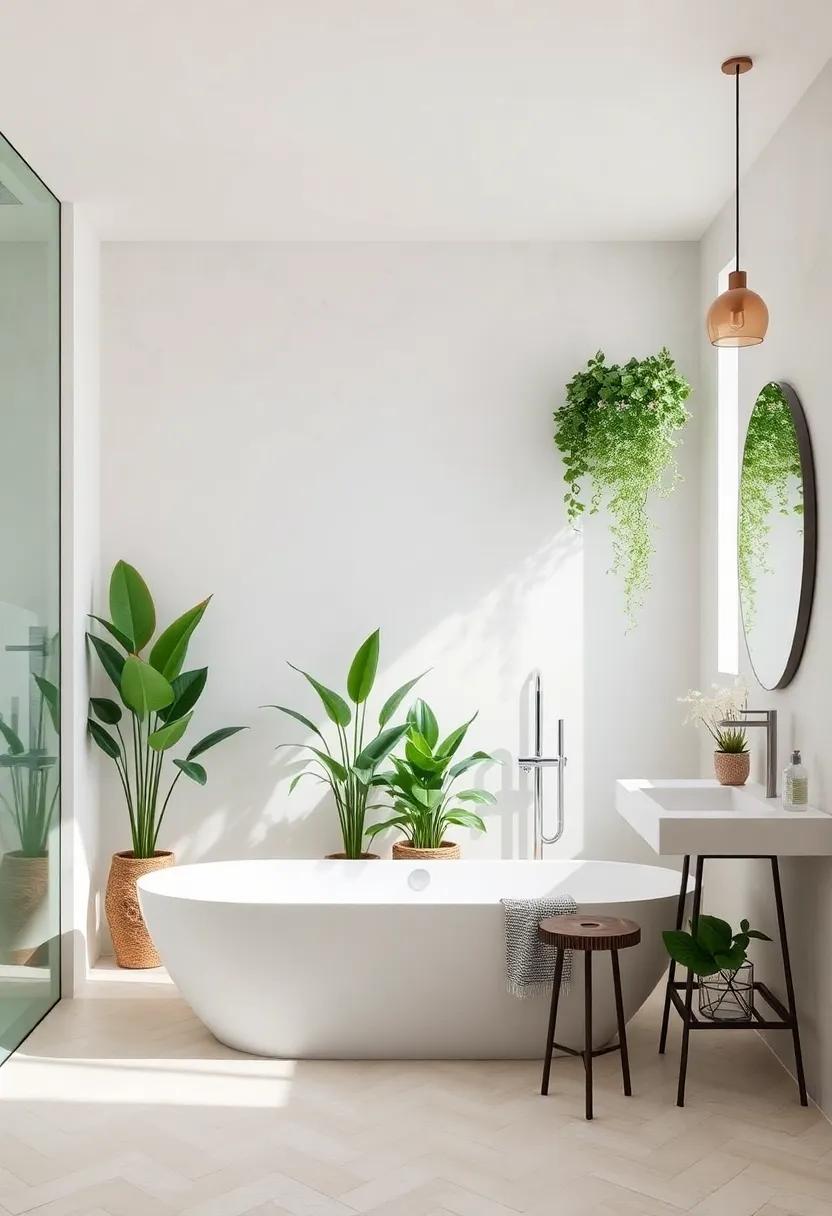 Integrating Nature with Indoor ⁢Plants in Bathroom‌ Design