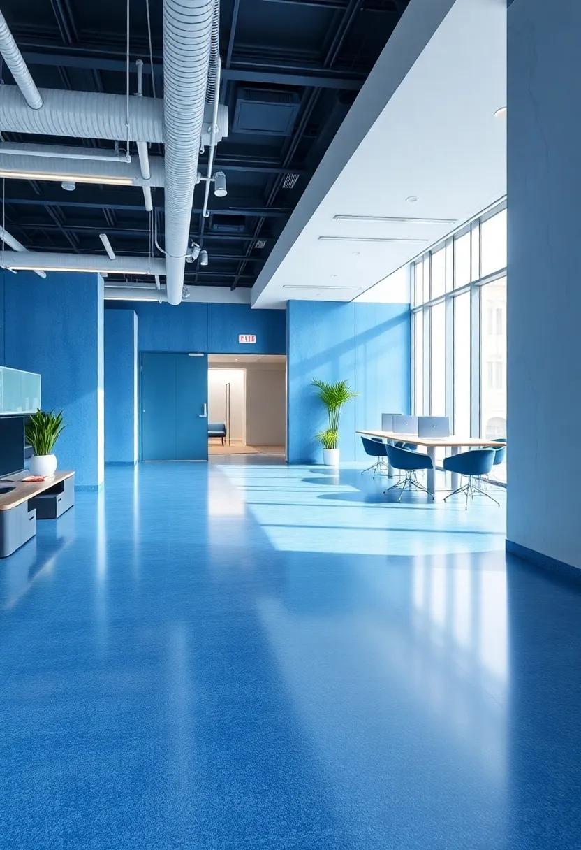 Flooring Choices: Elevating Aesthetic with⁢ Blue-Infused Materials