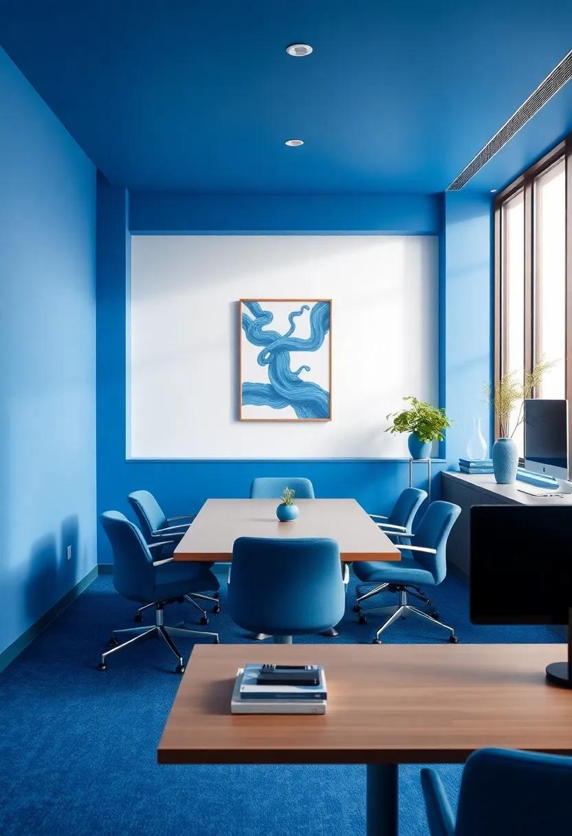 Artistry at ‌Work: Curating Blue Artwork to Enhance ‍creativity