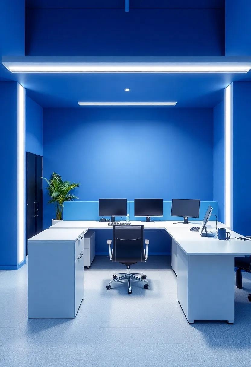 Personalization: Designing Individual Workstations in Elegant Blue