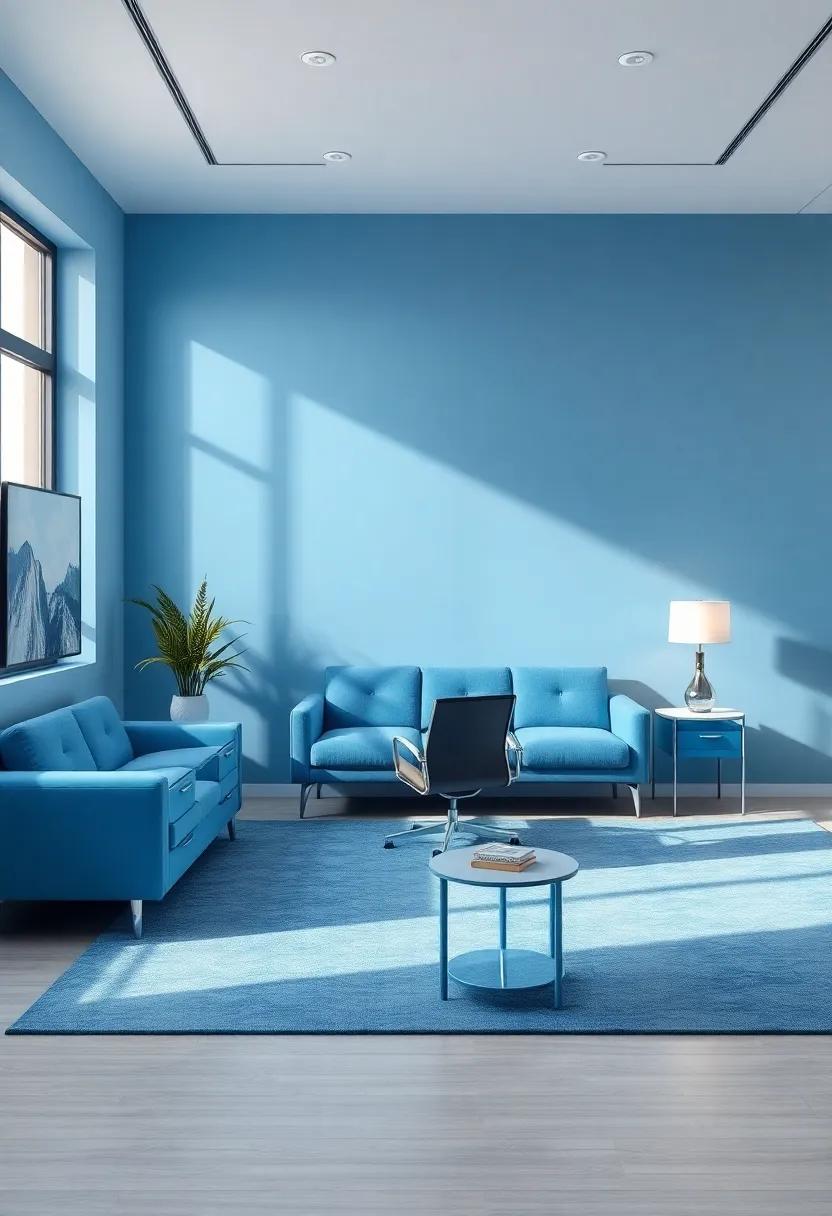 Furniture Finds: Selecting Luxurious Blue office Furniture