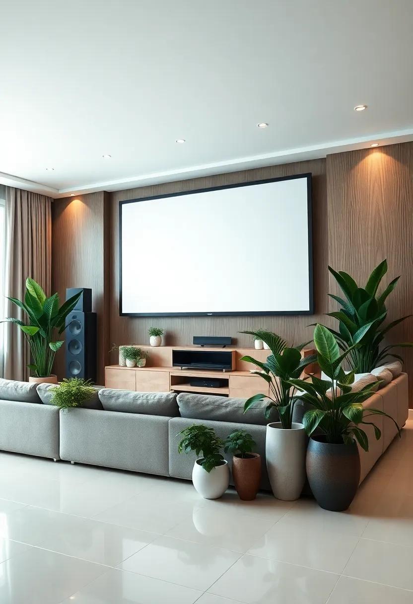 Utilizing Decorative Planters ​That complement Your Home Theater⁤ Style