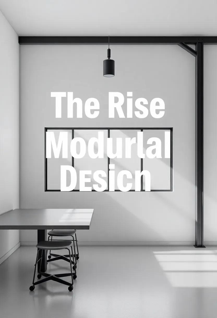 The Rise of Modular ⁢Design: Transforming Spaces‌ with ‍Flexibility