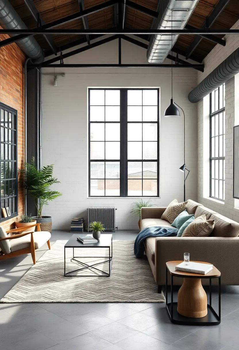 Creating⁣ Cozy nooks in a modern Industrial environment