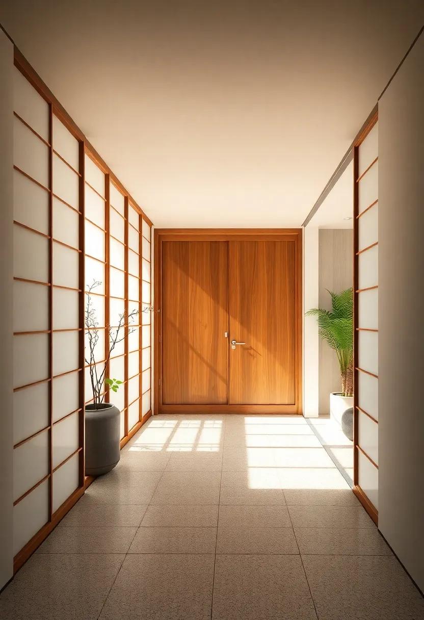 Sustainable Materials in Modern Entryways: A Japandi Perspective