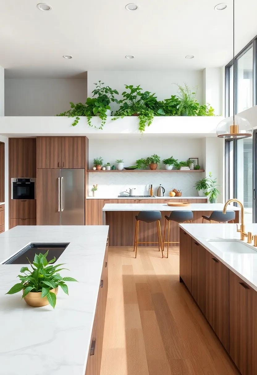 Incorporating‍ Greenery: Adding​ Life to ⁣Open Concept Areas