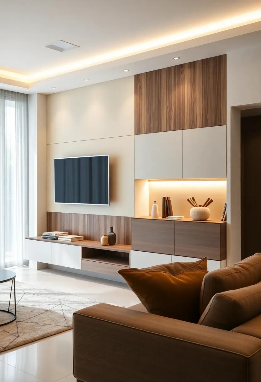 Ambient ⁤Lighting: ​Enhancing Living ‍Room Wall Units with Strategic Illumination