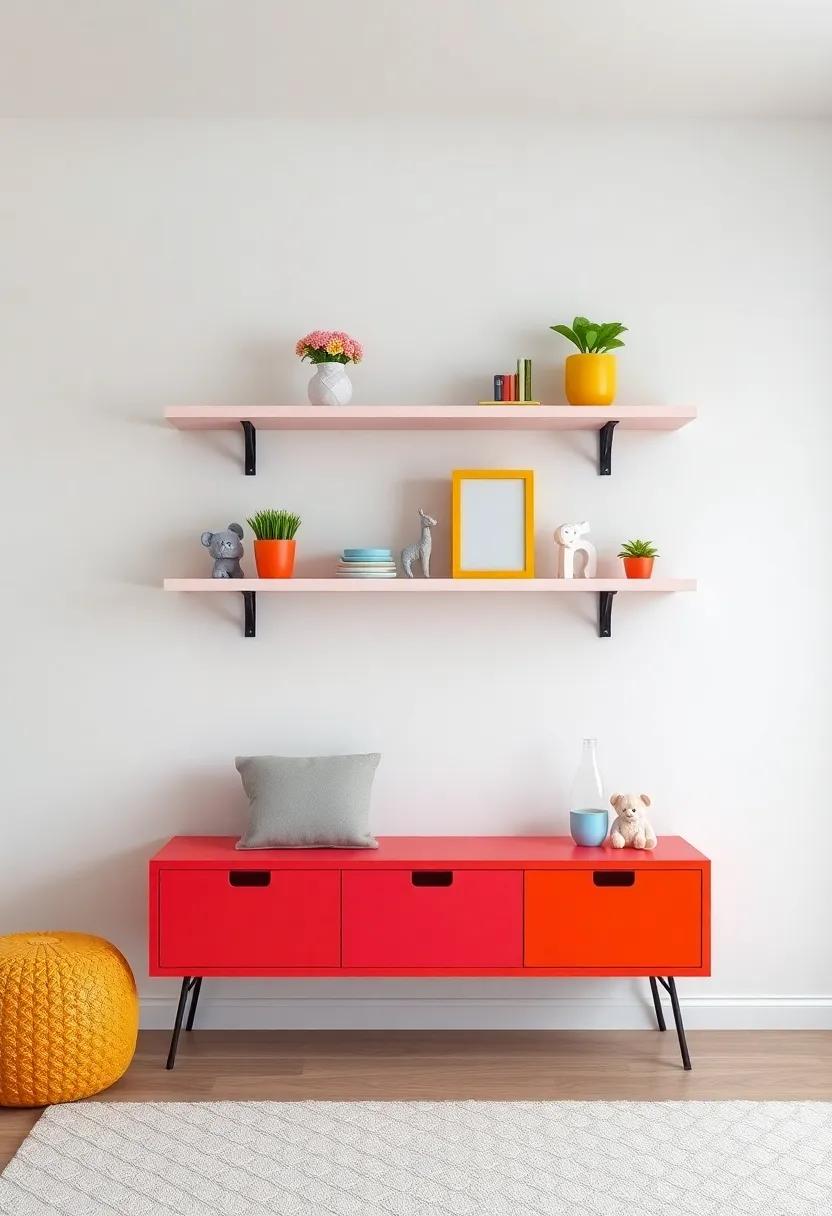 Creating a Kids' Corner with Fun, Colorful Shelves