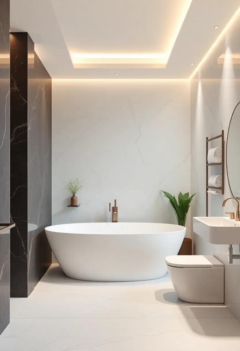 Focal Points to‍ Capture ​Attention and define⁣ the Bathroom's Character