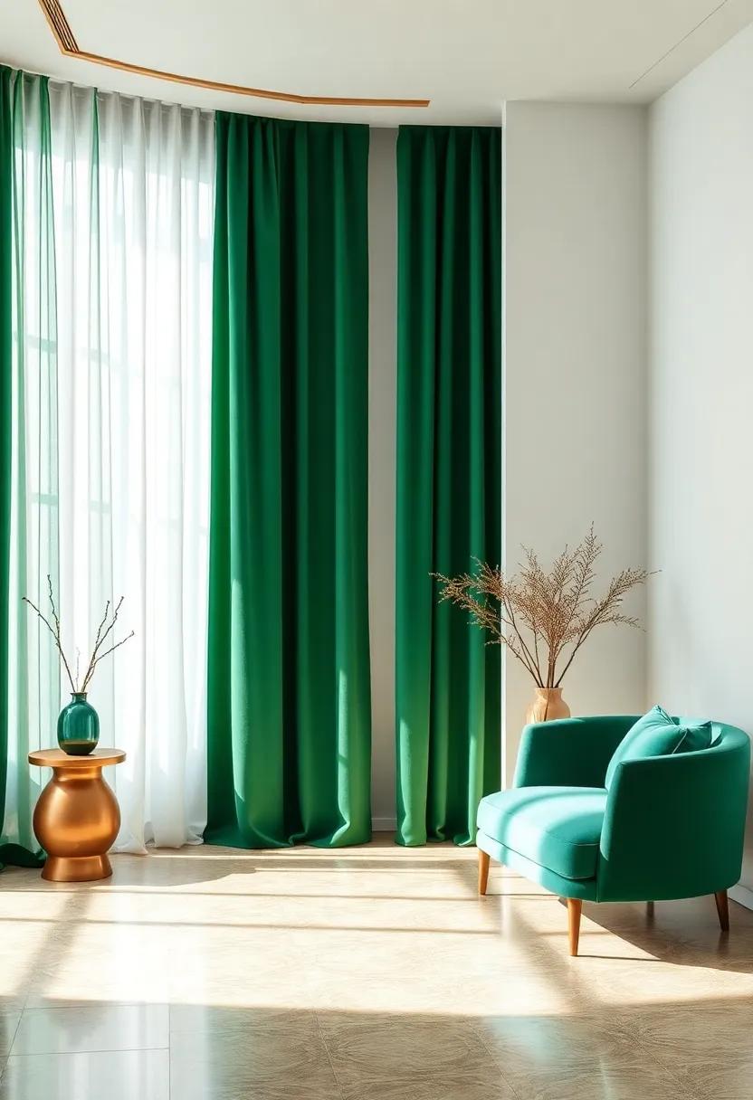 Inviting Natural Light Into Your Space With⁤ emerald Curtain Choices