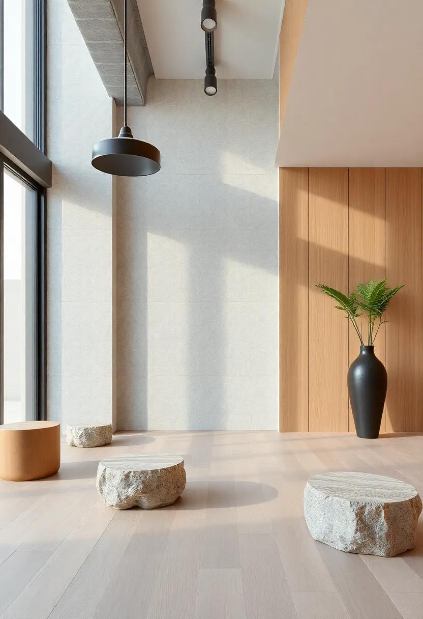 Natural Surfaces: The Charm‍ of⁣ Wood and Stone ‌in ​Contemporary Interiors