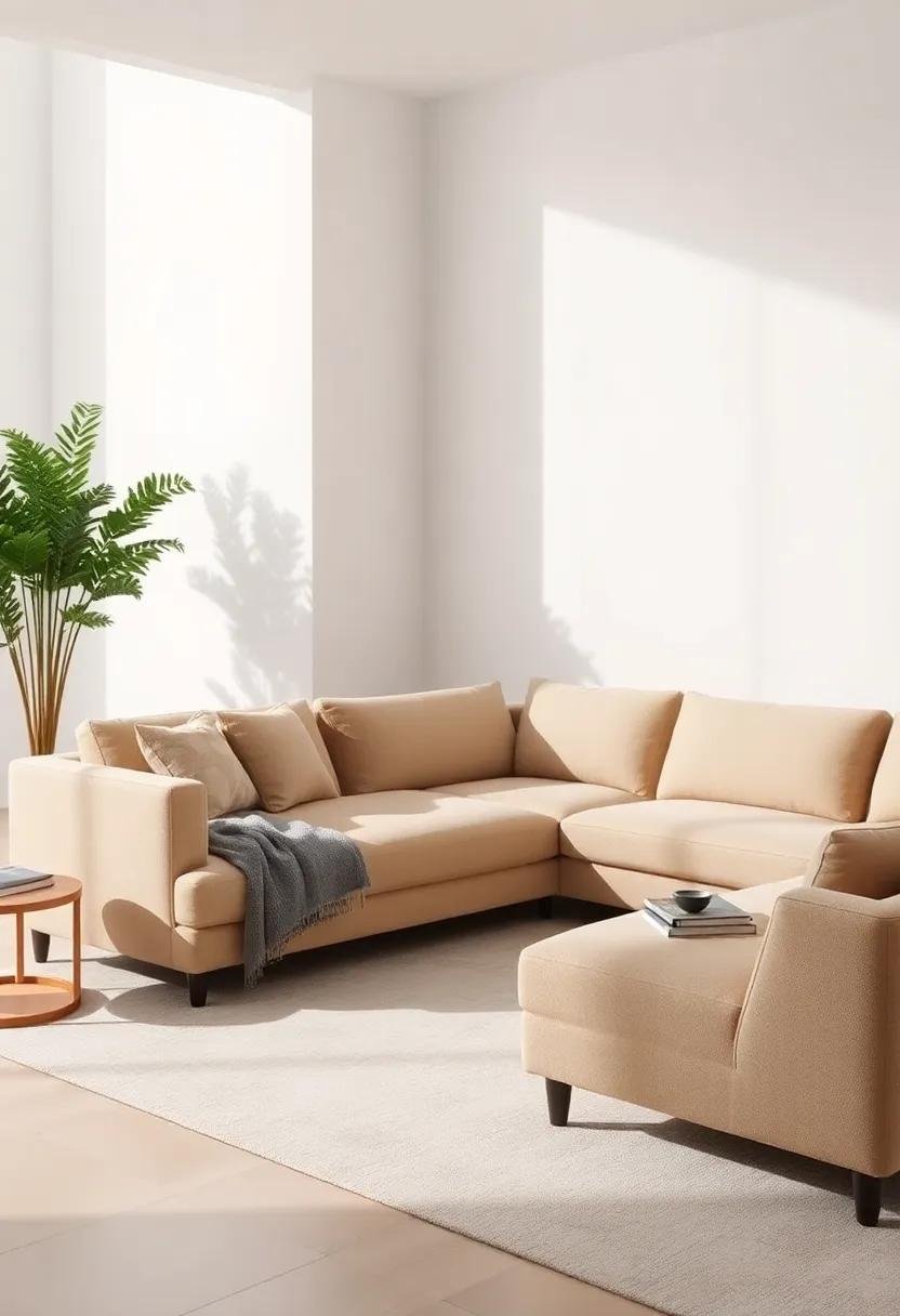 Celebrate Comfort and Style With Plush Fabric Sectional Sofas