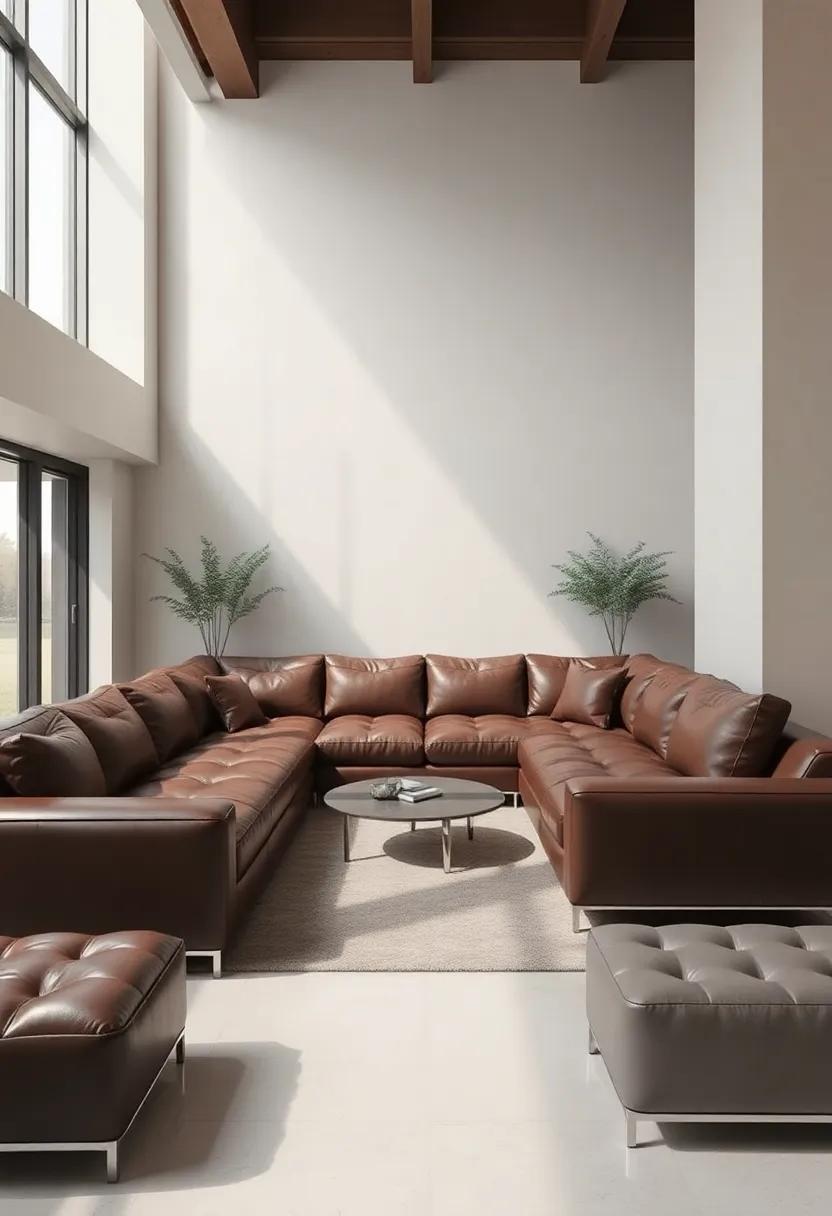 Discover Timeless Elegance With Classic Leather Sectional Sofa Designs