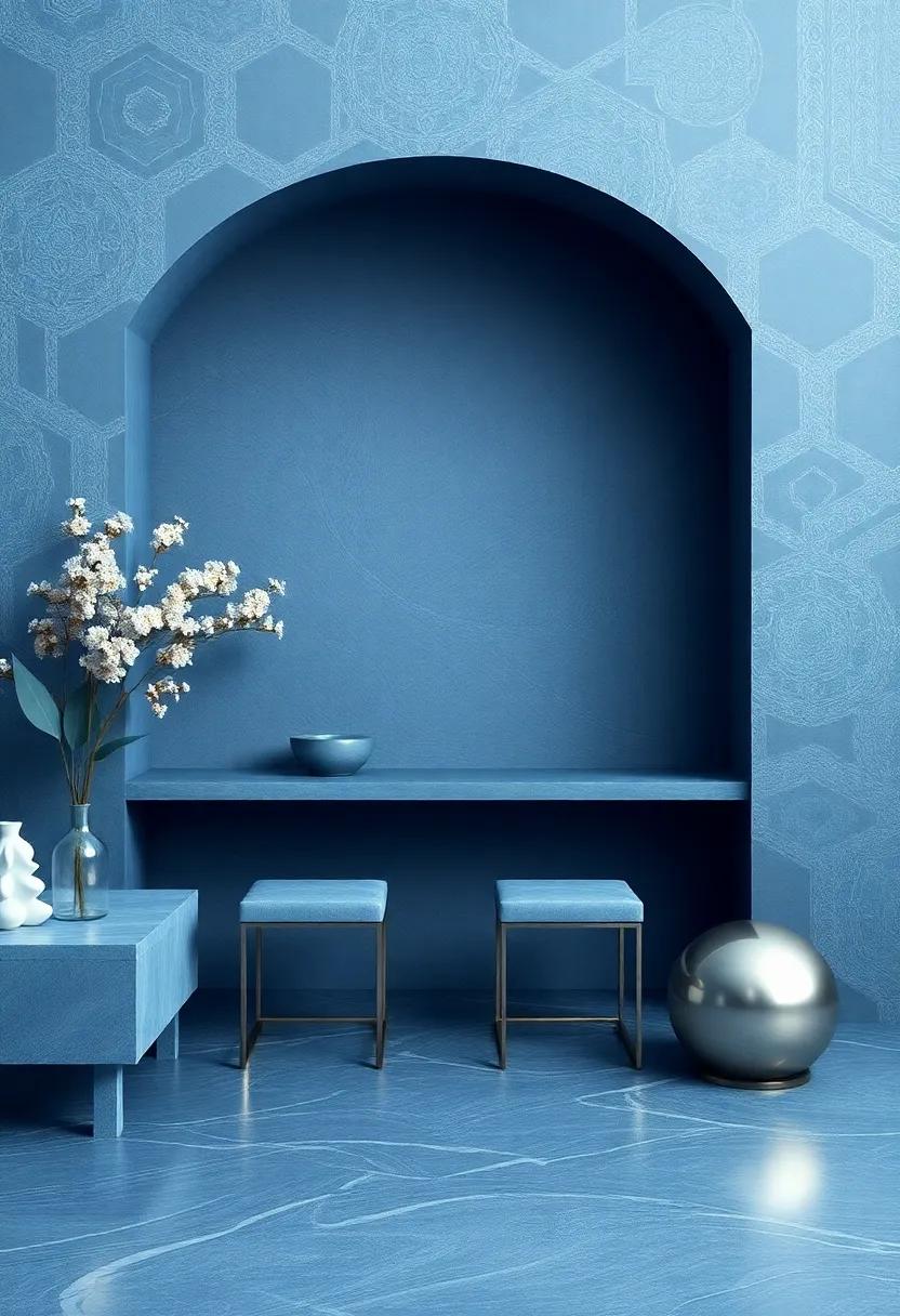 Beautifully Blending Styles: Combining Traditional and Modern Slate blue Elements