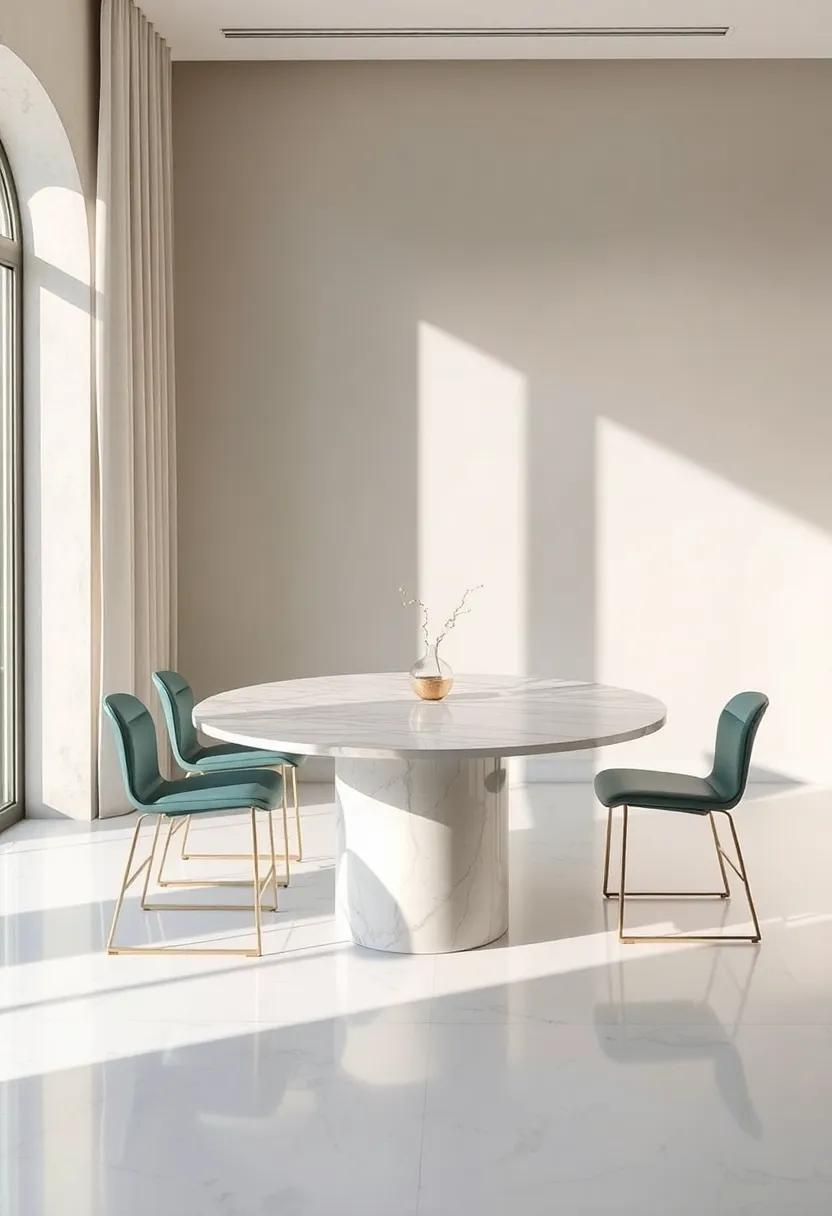 Emphasizing Natural Light: ‍Positioning‍ Marble tables to ⁣Capture Ambient Brilliance