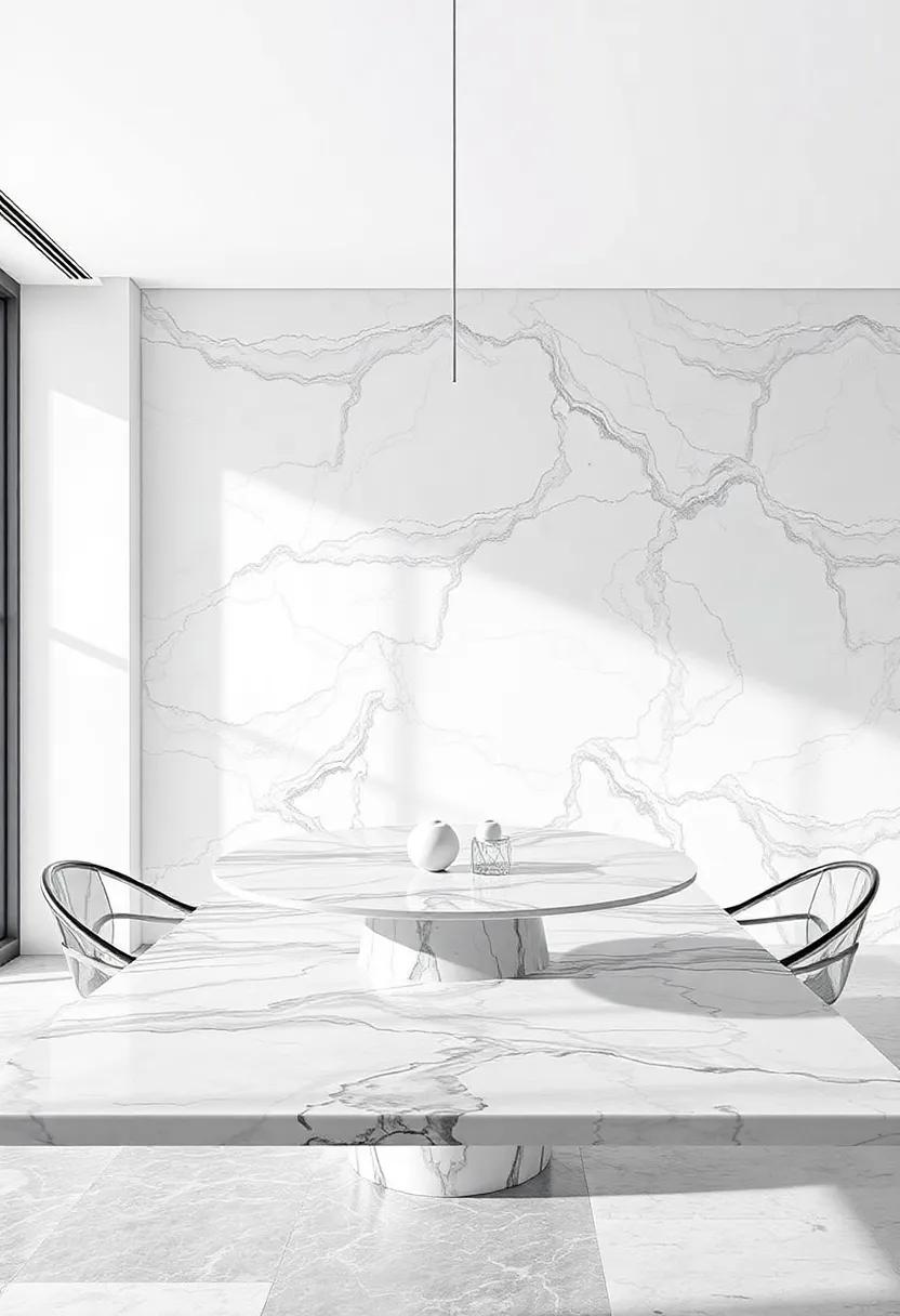 Texture and ⁣Transparency: Discovering Unique ⁢Marble⁤ Patterns for Dining Spaces