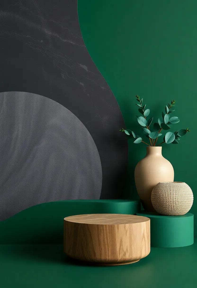 Artistic Expressions: Choosing Wall Art that Compliments Charcoal and green ‌Tones