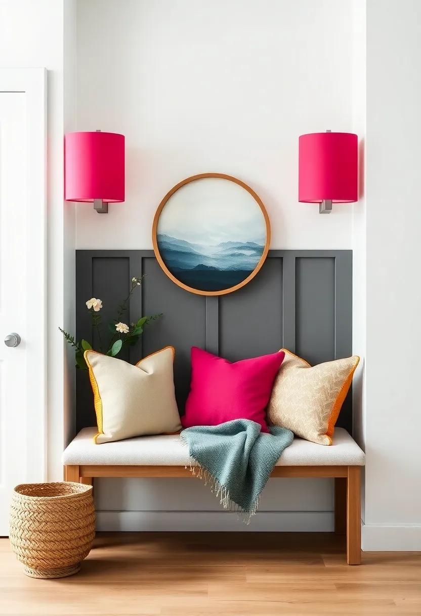 colorful ⁤Accents: ⁤bright pops of color ‌through decorative pillows or throws on a⁤ bench​ can enhance an⁤ otherwise‌ neutral space, adding energy and life