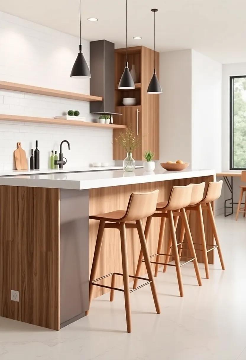 Stylish Storage Solutions: Bar Stools with Built-in Functionality