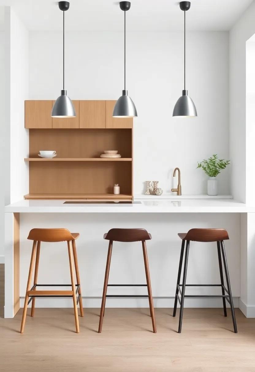 Versatile Styles: Folding and stackable Bar Stools for Small Spaces