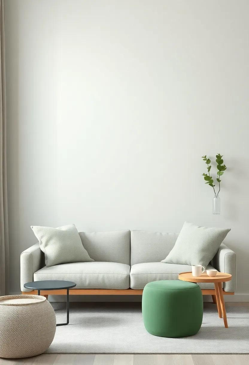 Exploring Patterns That Harmonize with Muted Green and Light Gray Decor