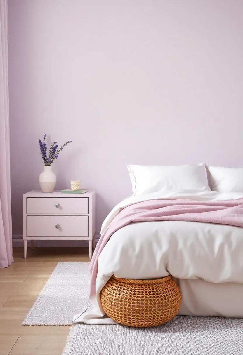 The beauty of Minimalism: A ⁣Clutter-Free Lavender Retreat