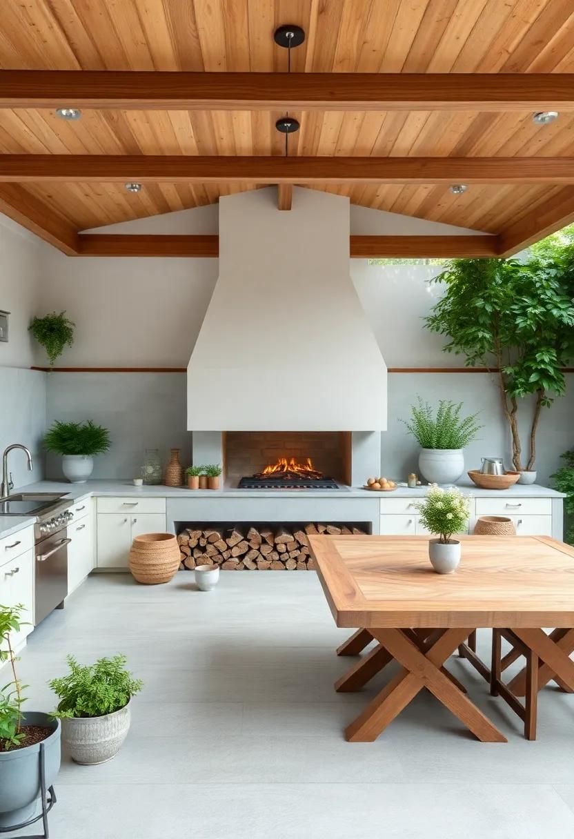 Integrating ⁣Nature with cooking:⁣ Herb Gardens and⁢ Fireplaces in‌ Your Backyard