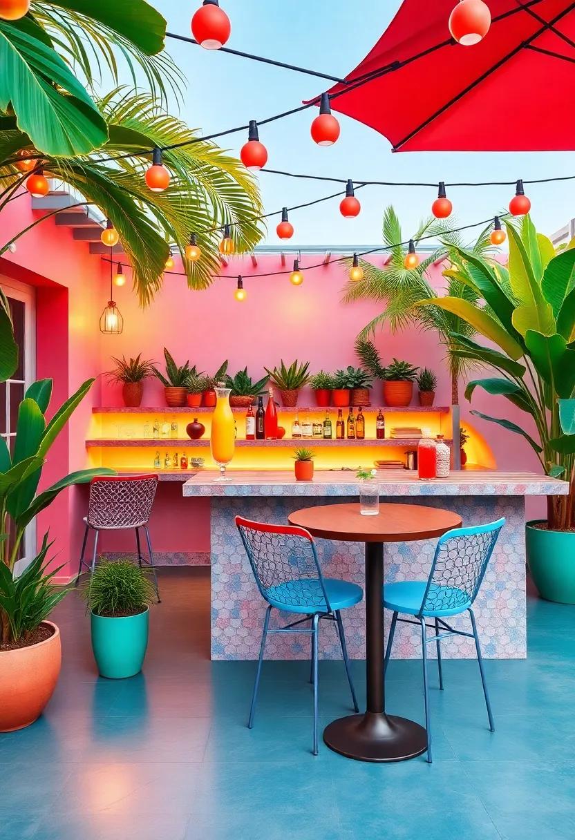 Building a Colorful Menu of ​Tropical-Inspired smoothies and Mocktails