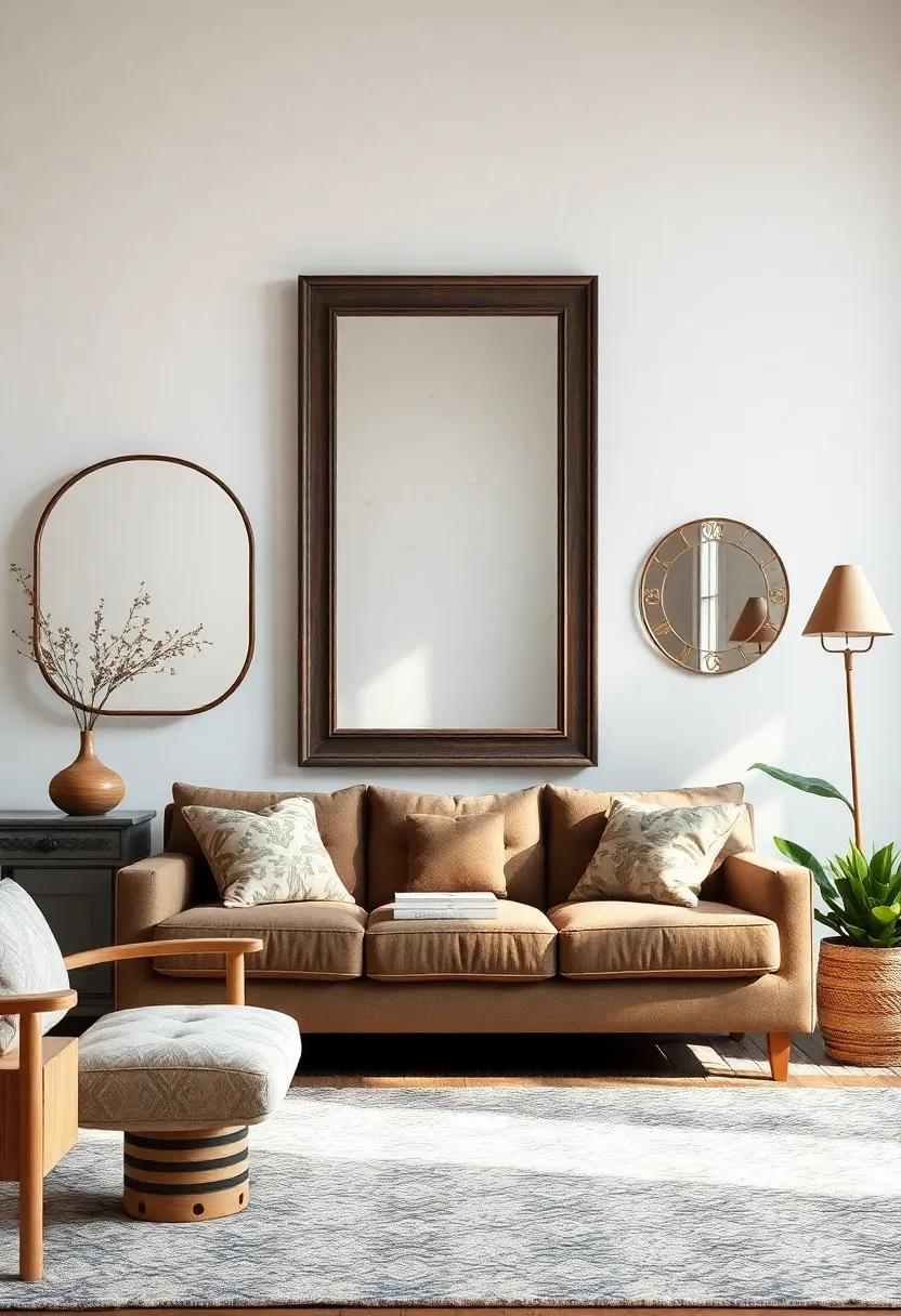 Incorporating Vintage Mirrors to Expand Light and Space visually