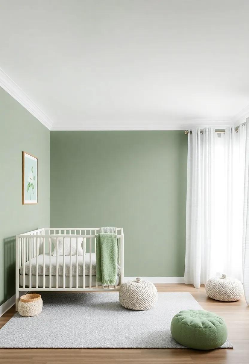 Gentle Color Transitions: Using Sage Green to Achieve Harmonious room Flow