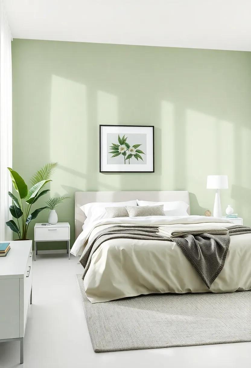 White Furniture: The perfect Complement​ to Sage Green Walls