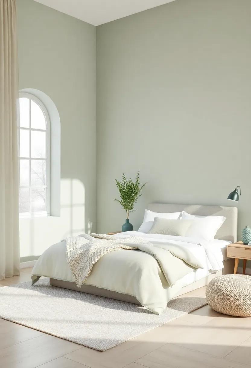 Sage Green Textiles: Cozy Fabrics ⁤for a Luxurious Retreat