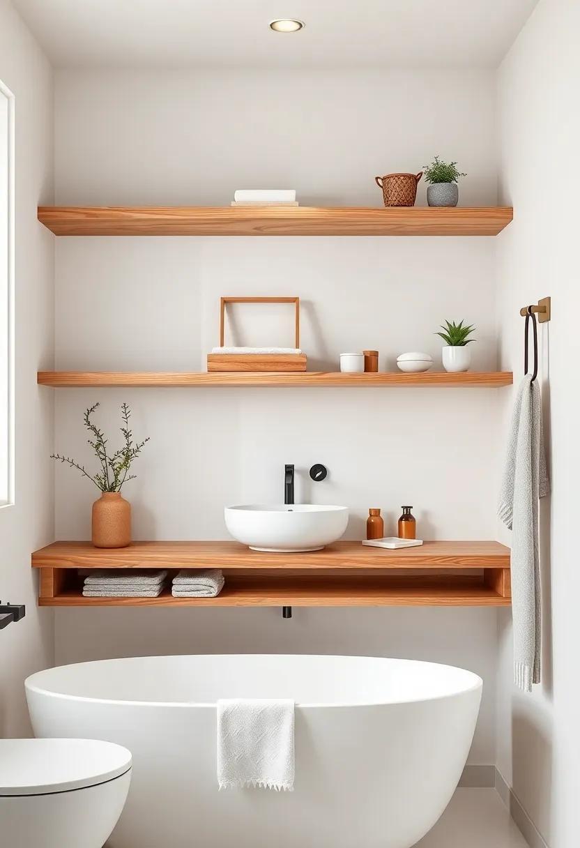 Hygge Inspired‌ Shelving: Cozy elements ​for Your‌ Bathroom