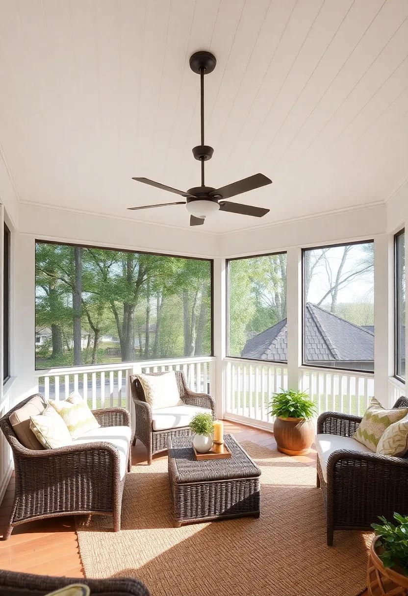 Transforming Your ‌Screened Porch Into ‍a Cozy Retreat With Beadboard Ceiling Panels