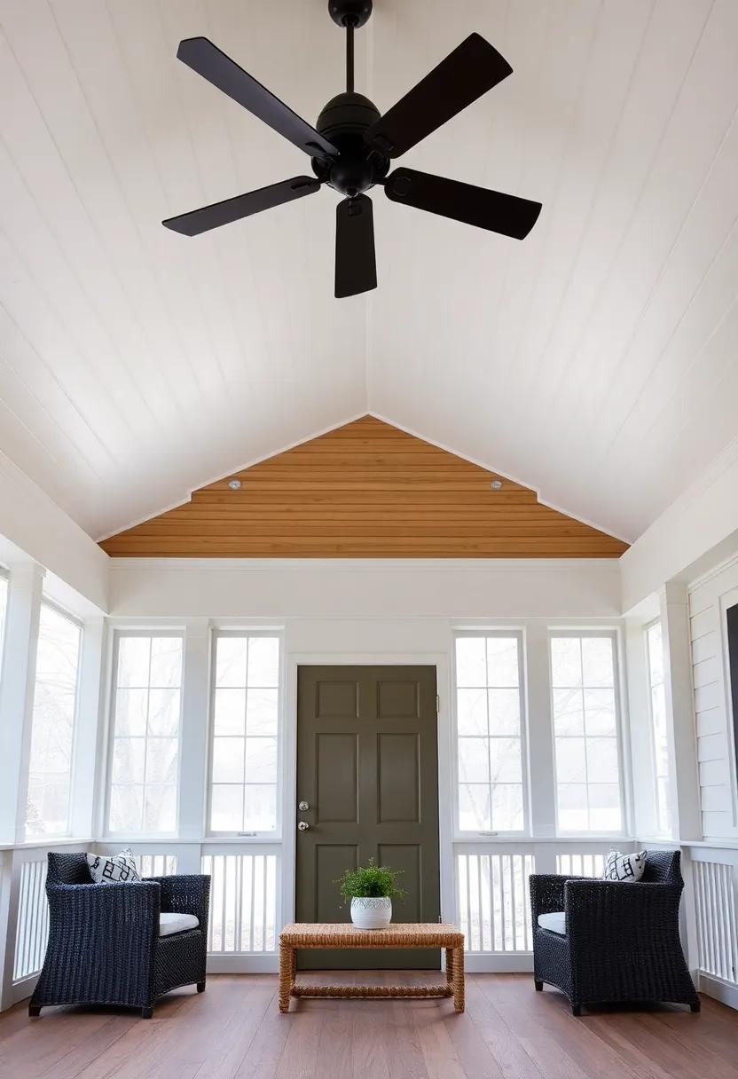 Visual Harmony: Blending Beadboard ​Ceilings With ‌Your Porch Décor