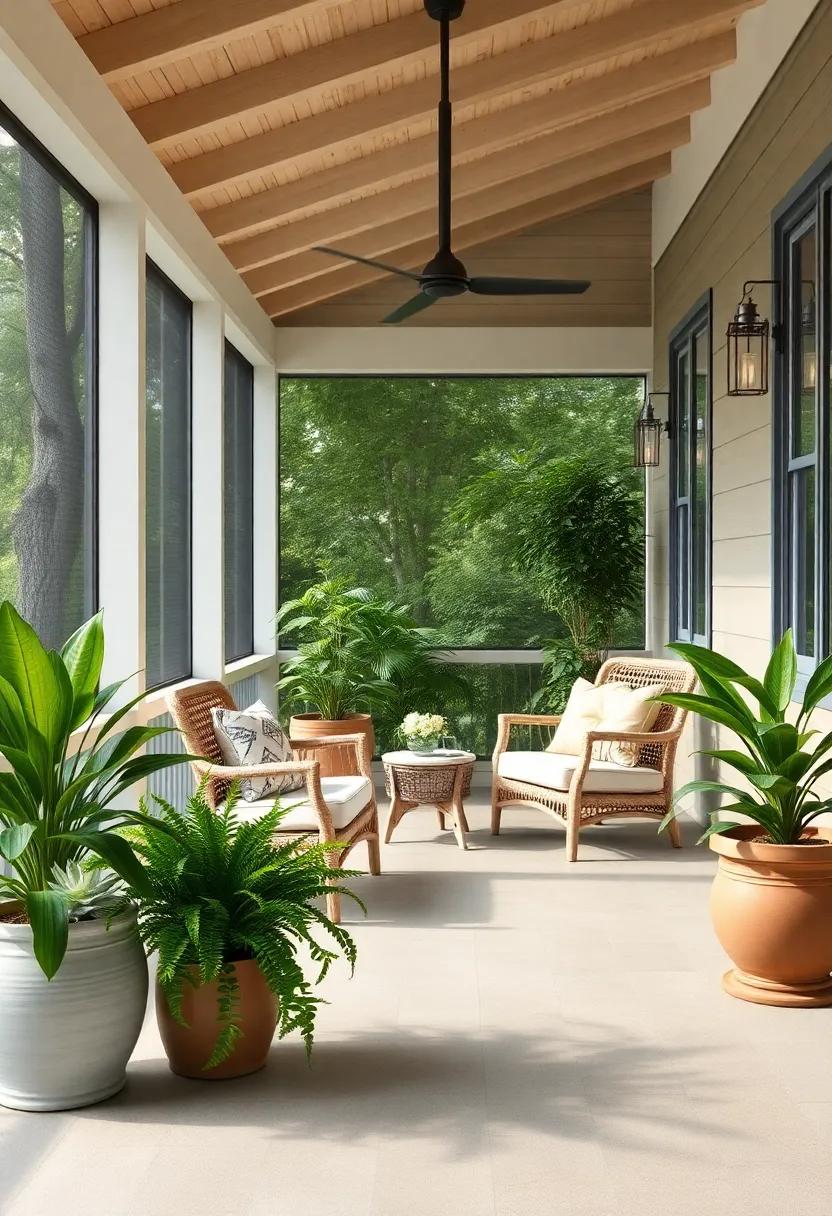 Incorporate Lush Greenery⁤ with Potted Plants for a‍ Vibrant Touch