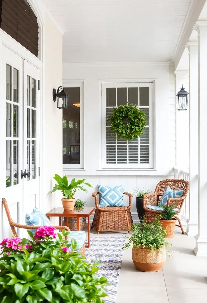 Color Schemes: Harmonizing greenery with Your Porch Décor