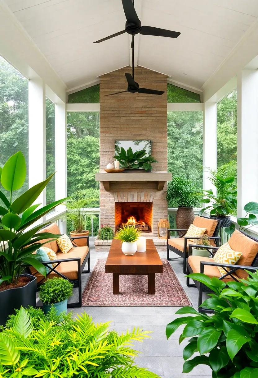 Lush Greenery: Incorporating Plants ⁣that Thrive in a Screened Porch Environment