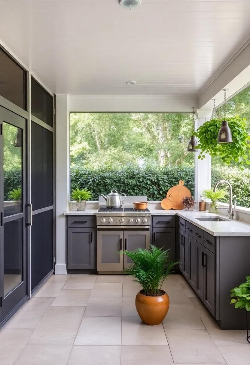 Natural Elements: Integrating Greenery​ to Liven ‍Up ‌Your Porch⁤ Kitchen