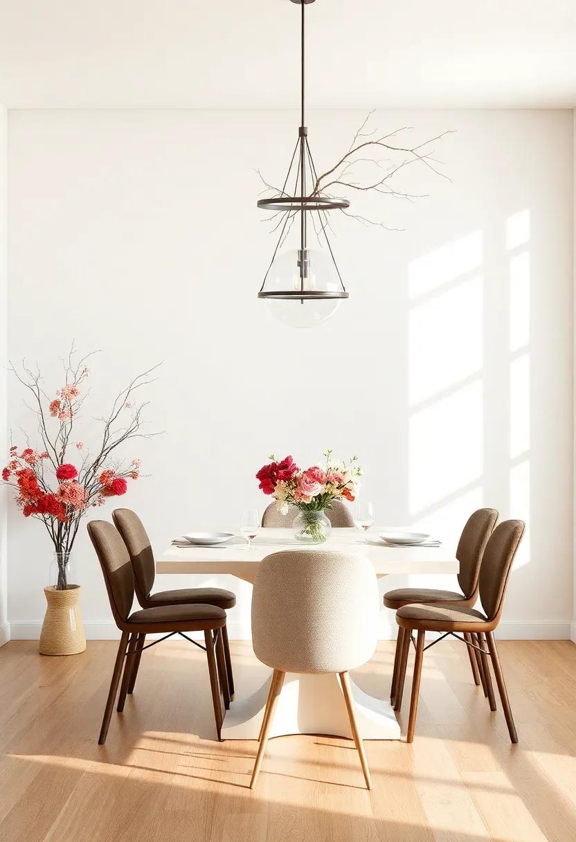 Transform Your ⁢Dining Room ⁣with Natural Seasonal ⁢Elements ‍Like Fresh ‍Flowers and ⁢Branches