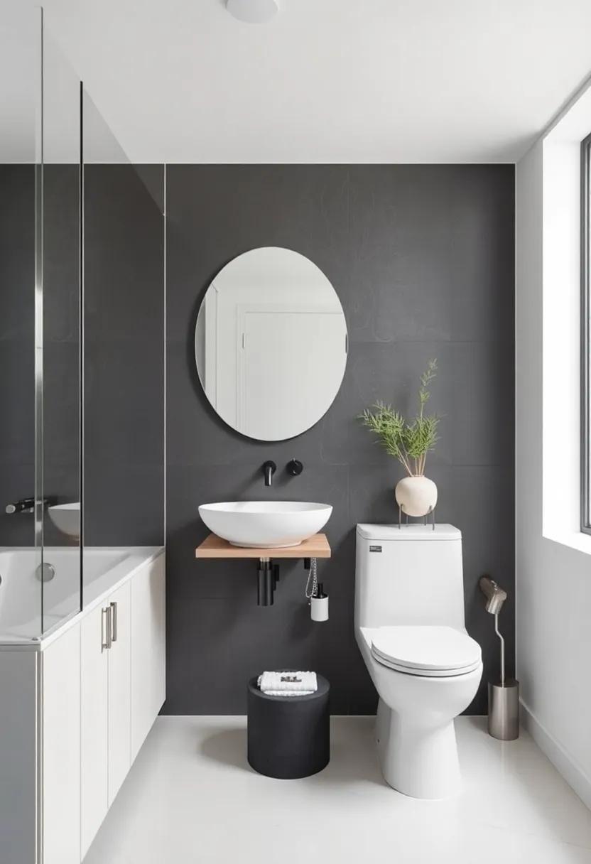 Chic ⁣Minimalism: Embracing Simple Design Elements in ​Small Bathrooms