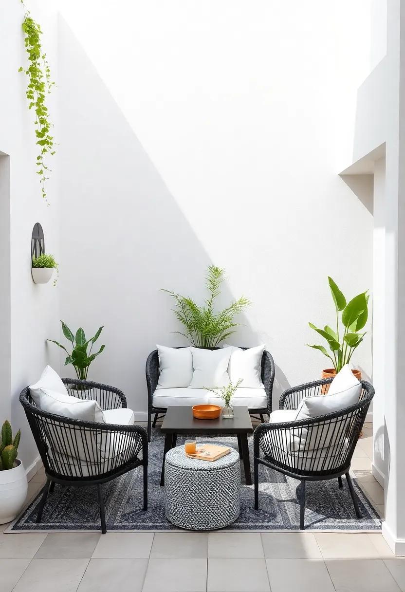 Unique Furniture Arrangements That Transform Your Small Patio Into a Cozy Retreat