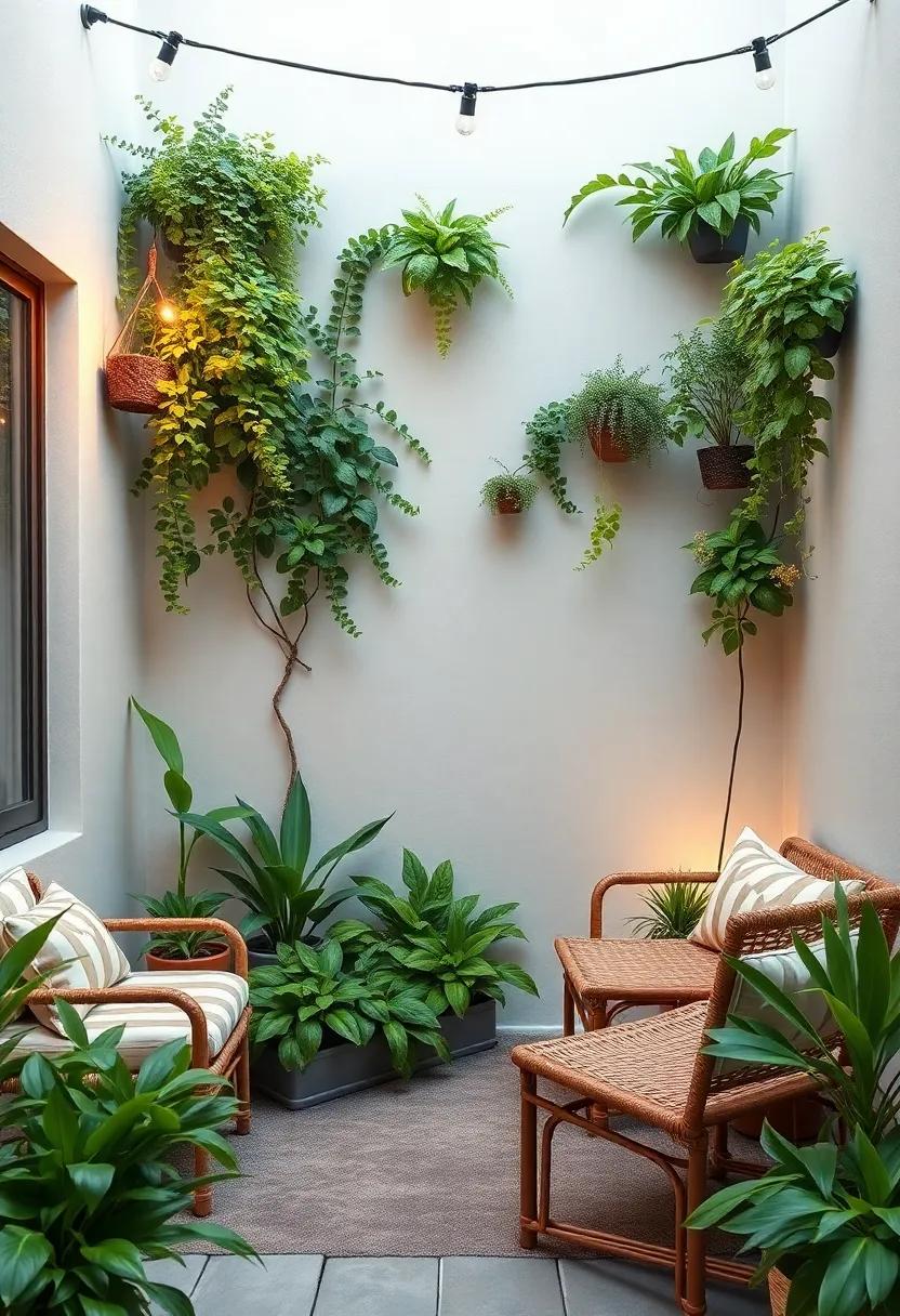 Creative Use of Vertical Gardening for a Lush and Inviting Atmosphere