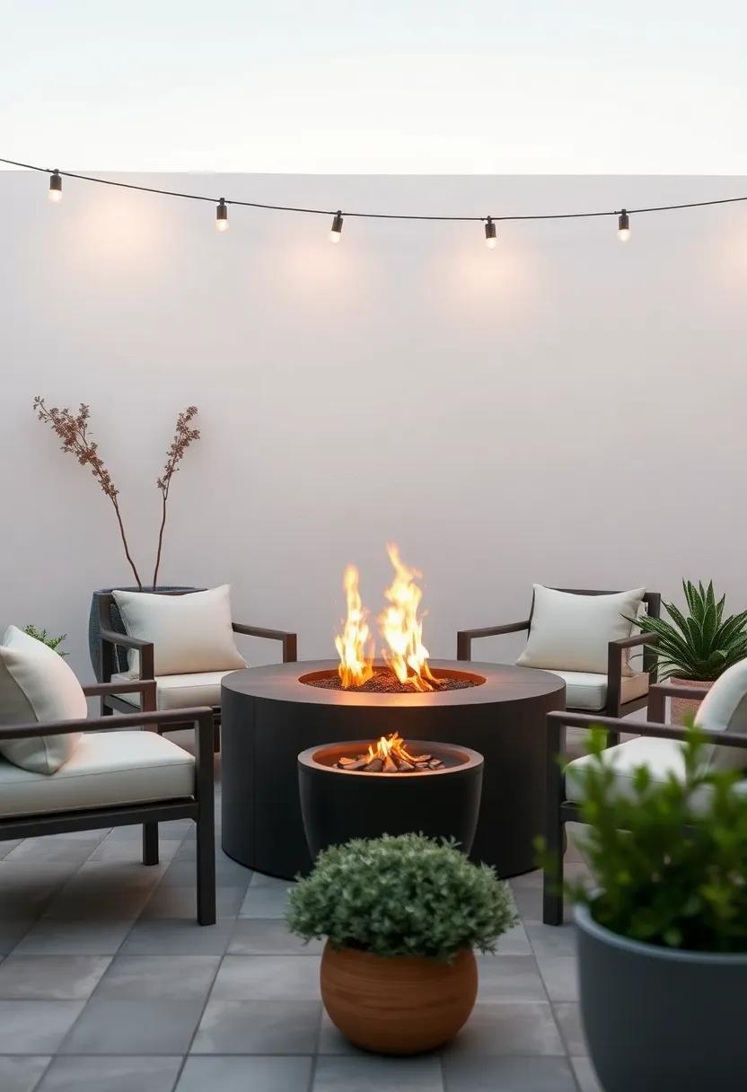 Charming Fire Pits to Foster warmth and Togetherness in Compact Settings