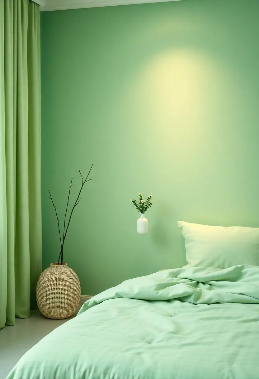 Illuminating Serenity: ‌Choosing Lighting to Enhance Soft Green Hues