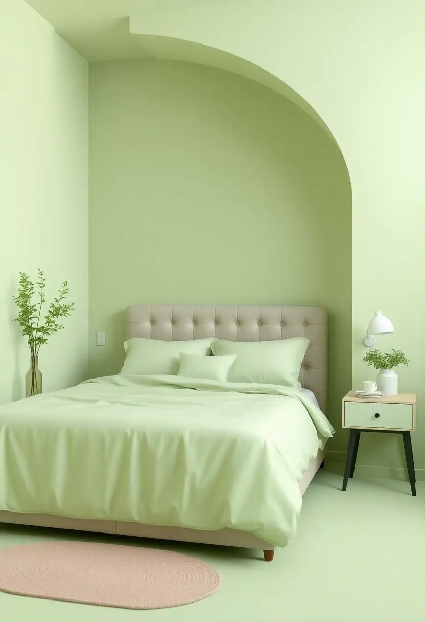 Creating a Balance: Combining Soft Pastel ‌Green with Other Calm Colors