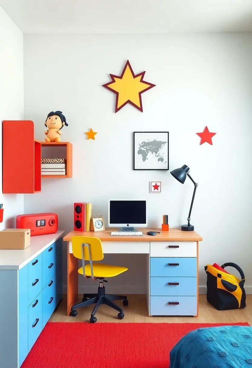 Designing​ a​ Desk Area For Homework With a Superhero ⁤Twist