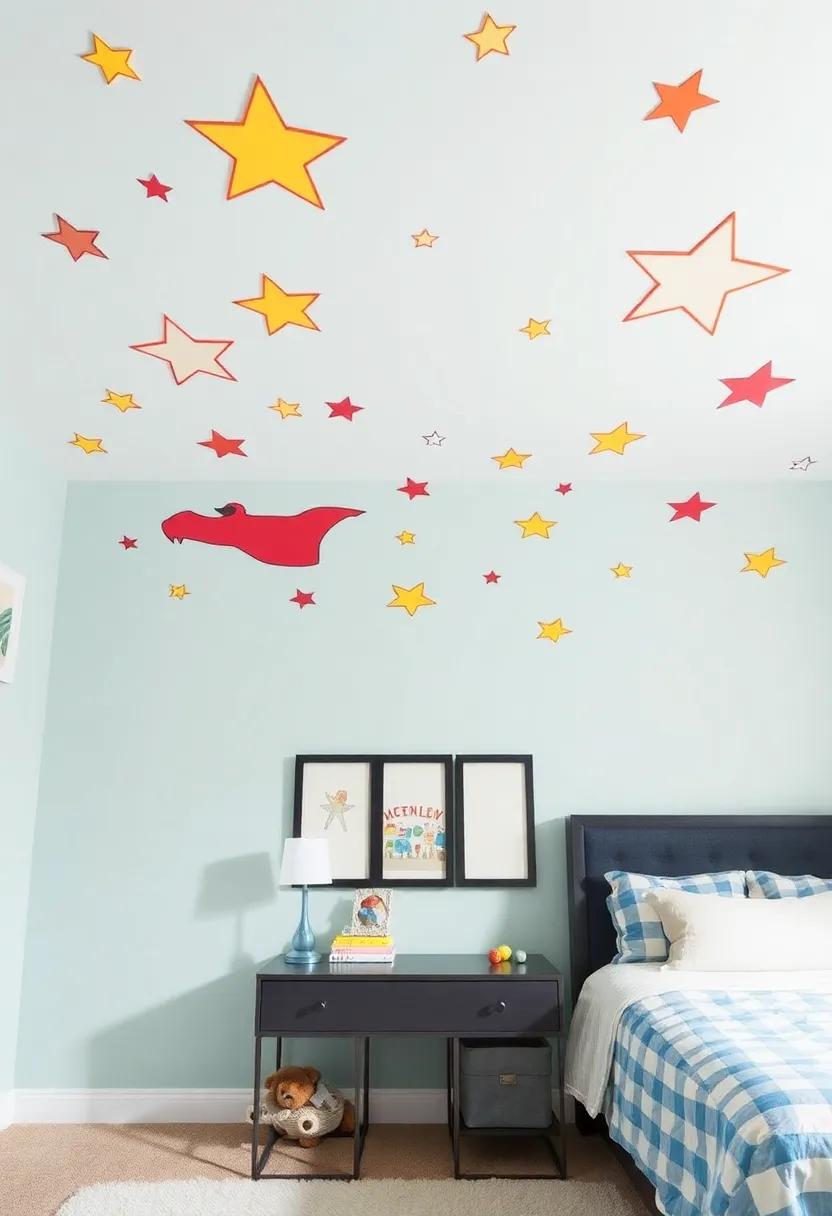 Making⁣ The Most Of ‍Ceiling Space: ​Superhero⁤ Murals And Stars