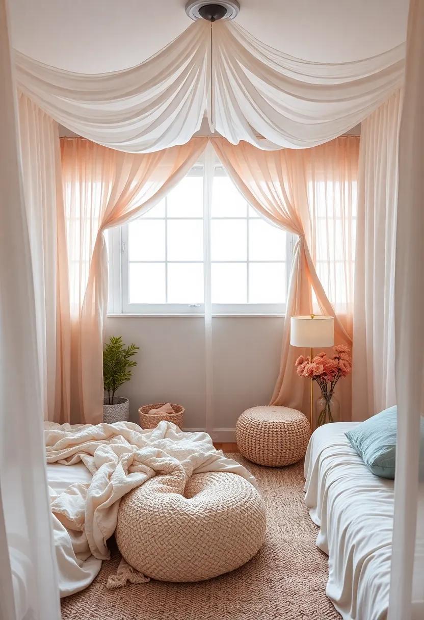 Dreamy‌ Canopies: Crafting⁢ Cozy‍ retreats with ‌Drapes and Fabrics